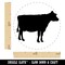 Solid Cow Farm Animal Rubber Stamp for Stamping Crafting Planners